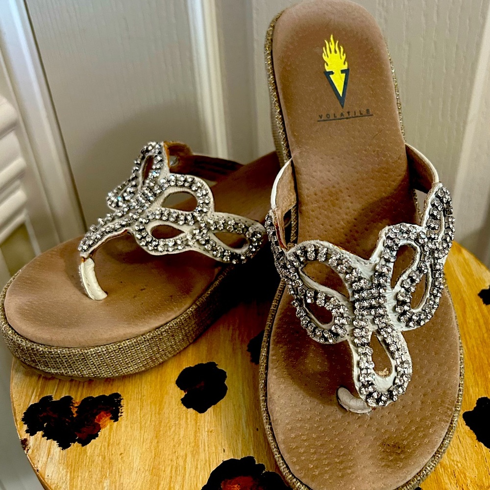 Volatile Wedge Sandals in excellent condition.